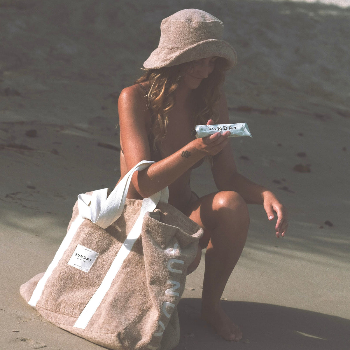 Husk Towelling Beach Bag