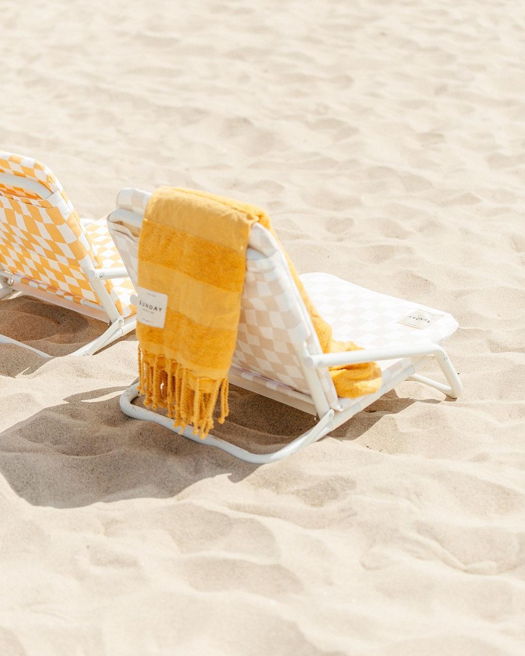Golden Beach Towel Set of 2