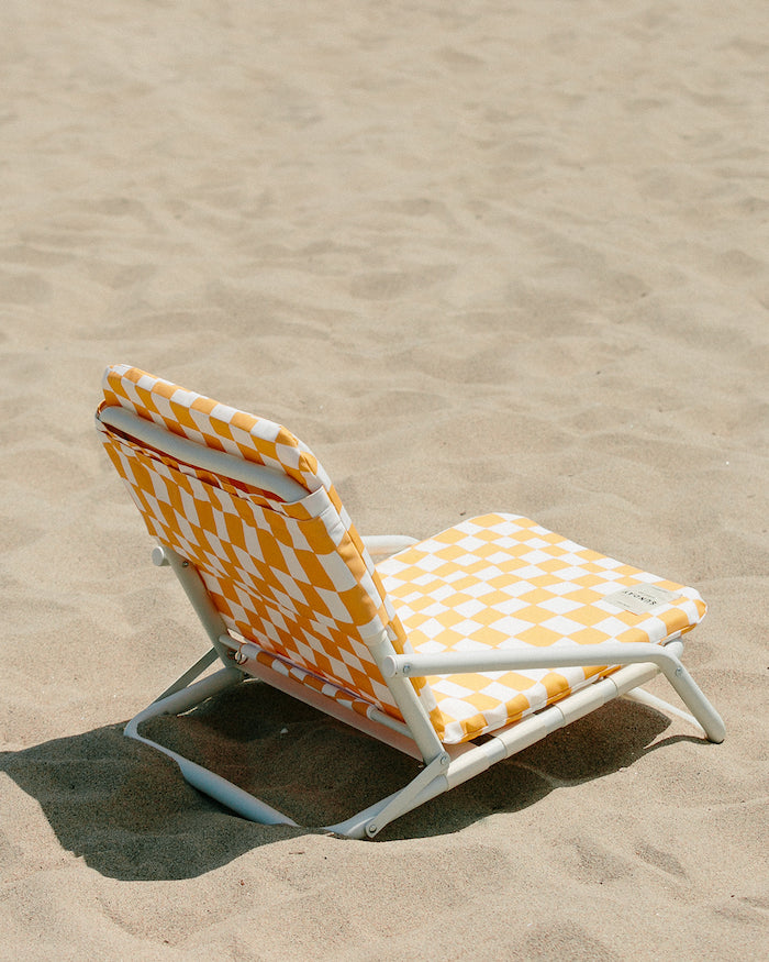 Golden Oasis Beach Chair Set