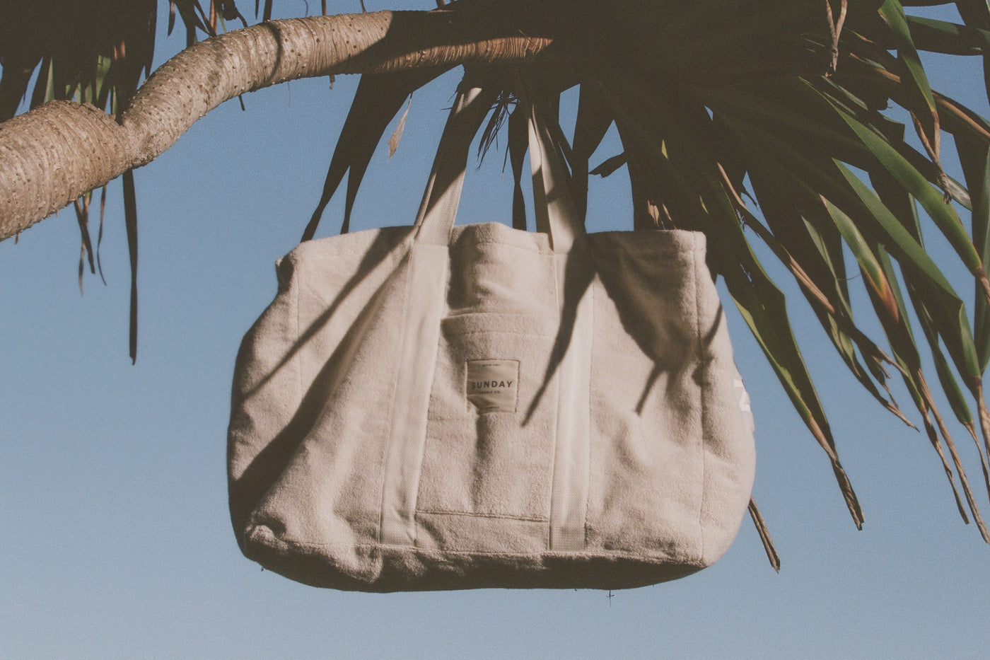 Tallow Towelling Beach Bag