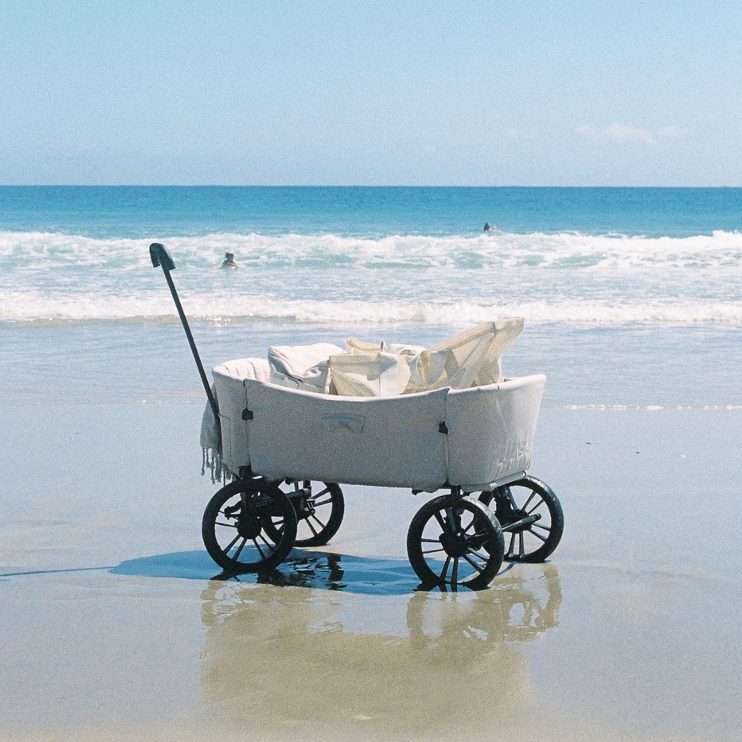 Folding + Family Ready | Beach Carts