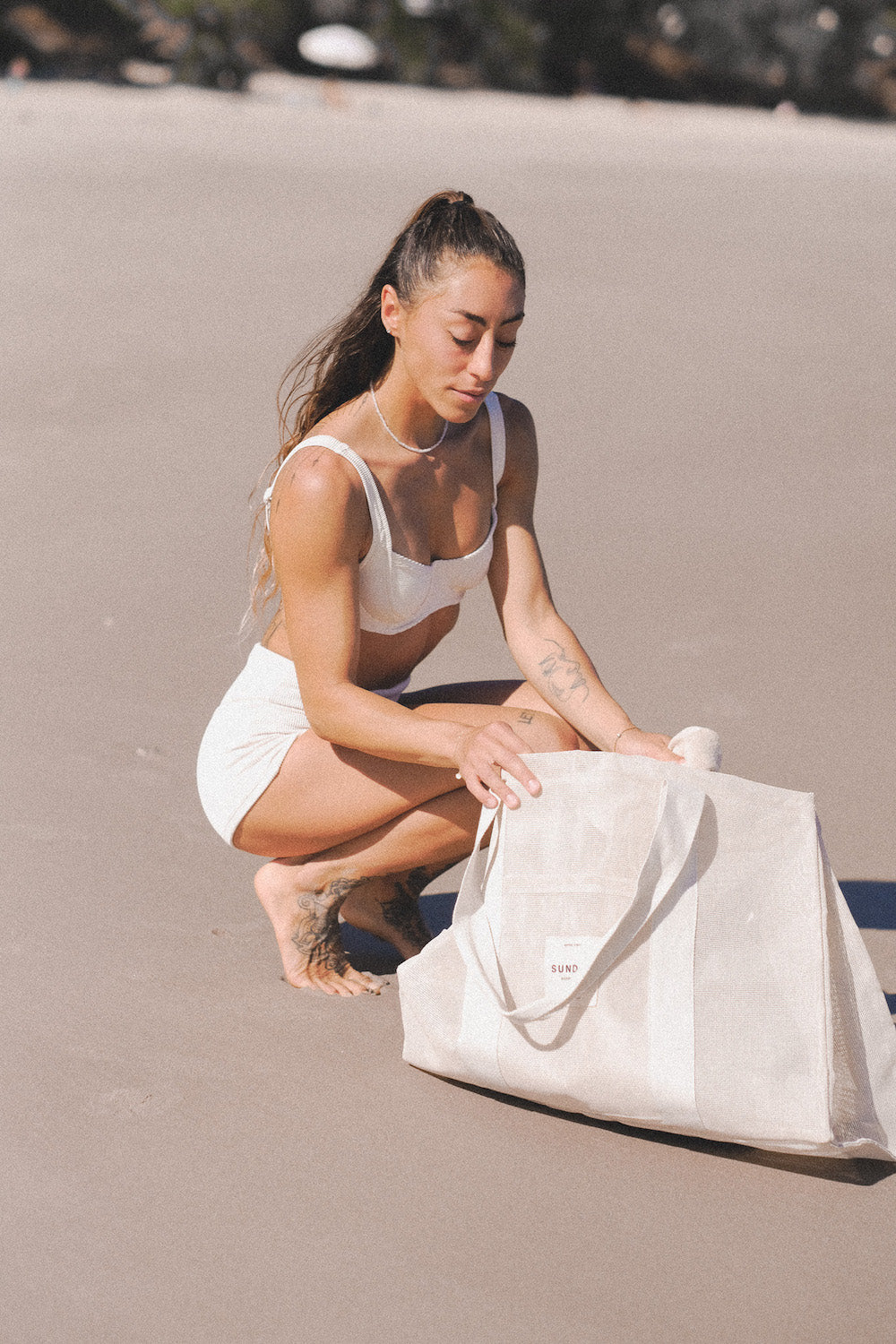 Dunes Mesh Beach Bag