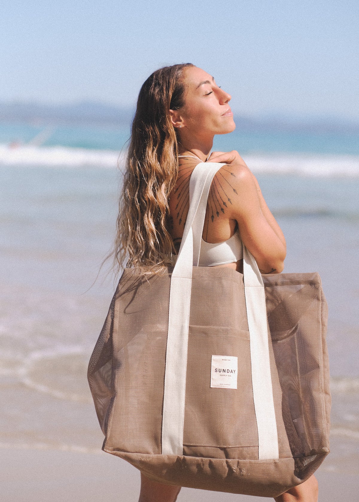 Husk Mesh Beach Bag