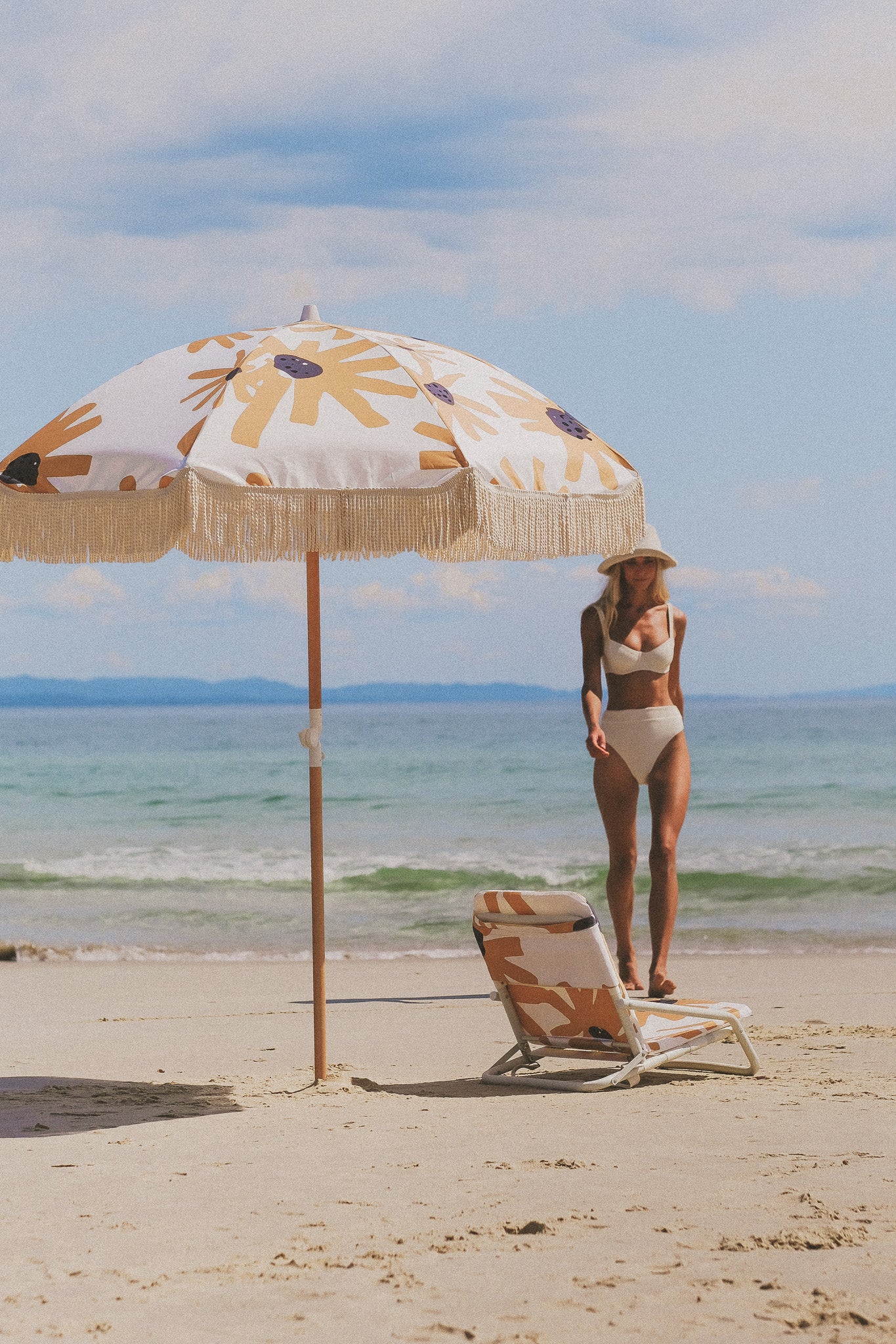 Summer Field Beach Umbrella