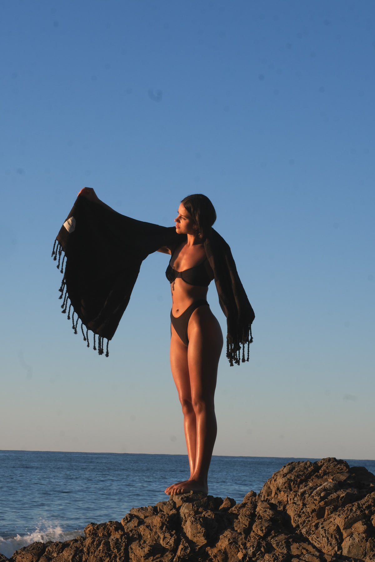 Black Rock Beach Towel