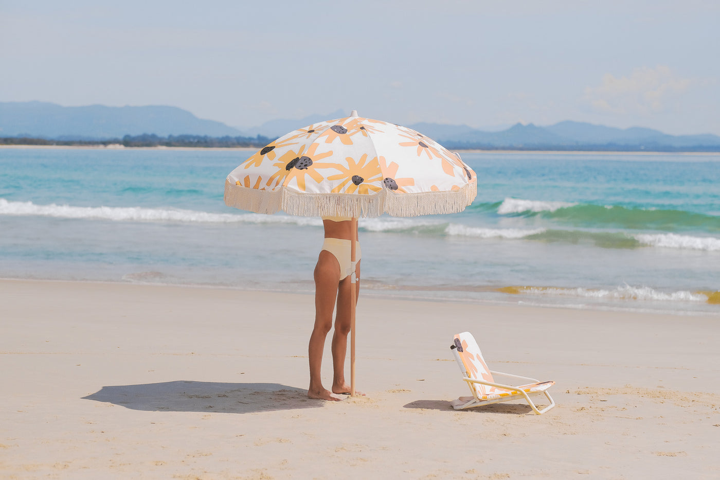 Summer Field Beach Umbrella