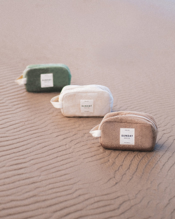 Husk Towelling Accessories Pouch