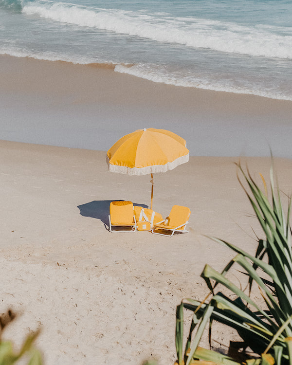 Golden Beach Chair Set