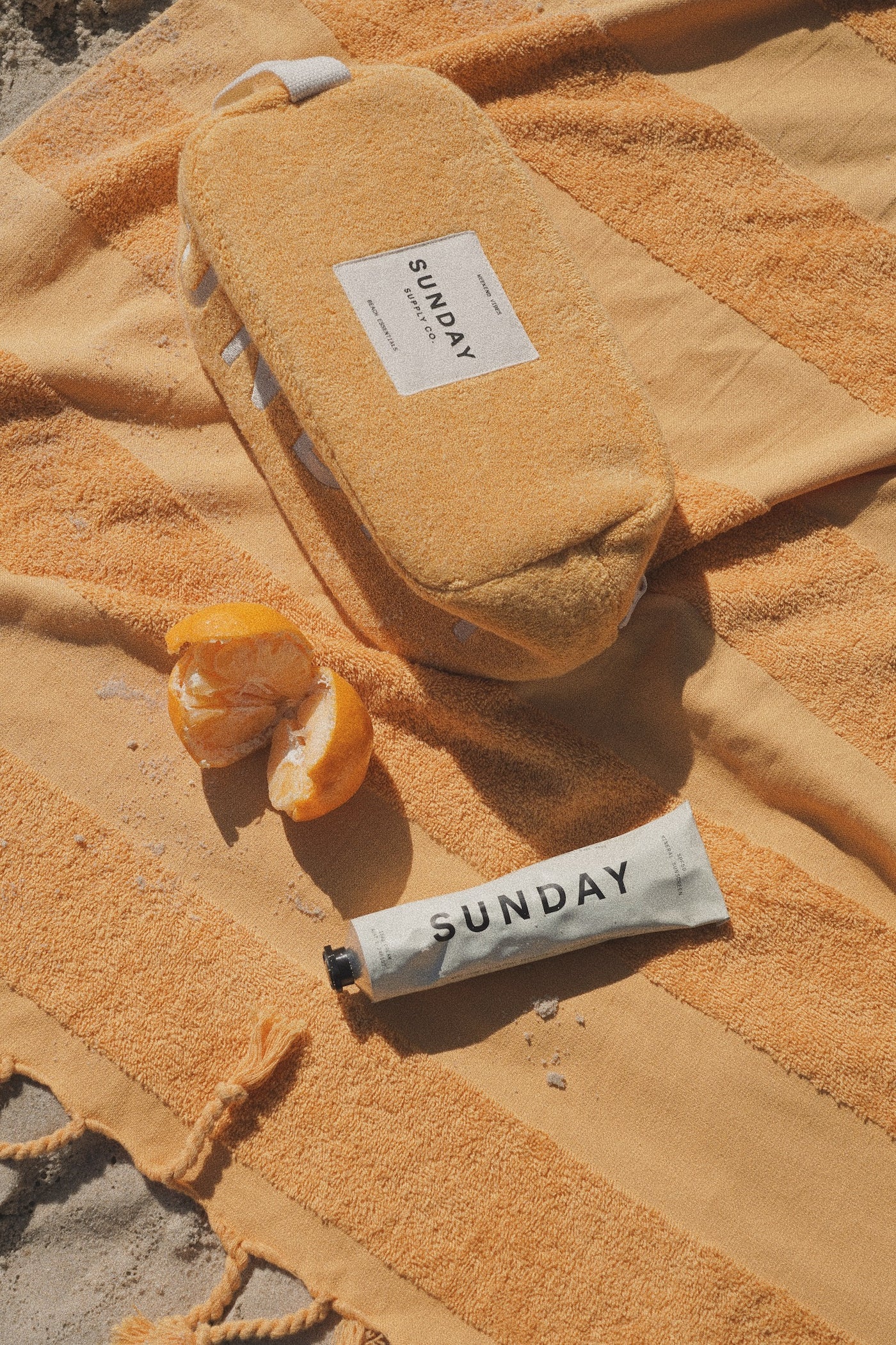Golden Beach Towel Set of 4