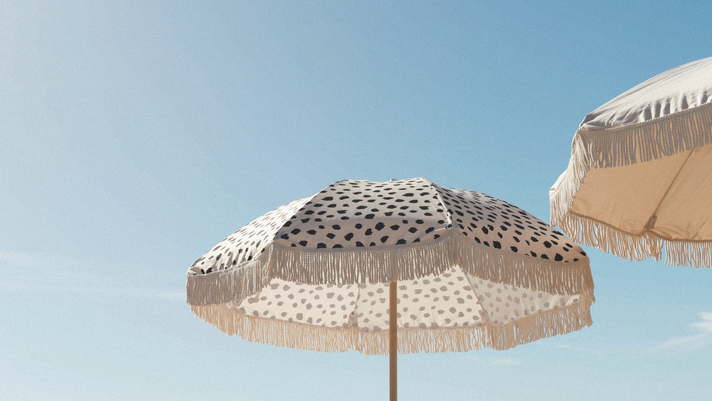 Tallow Flower Beach Umbrella & Beach Chair Set