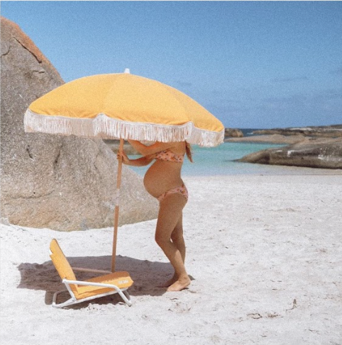 Golden Beach Chair Set