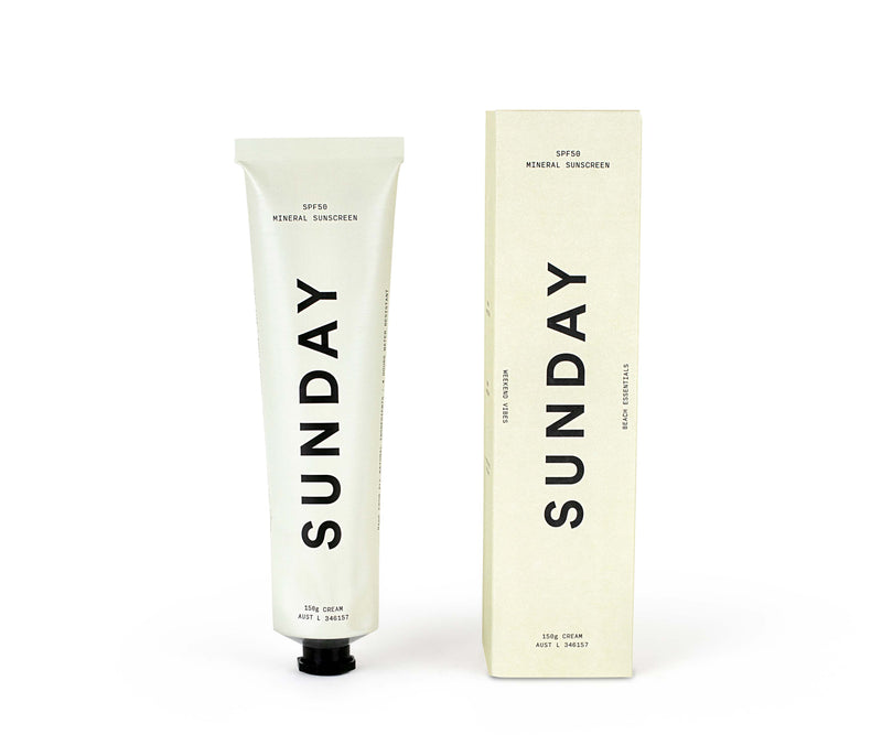 Natural Mineral Sunscreen SPF50 Aluminium Tube and Carton