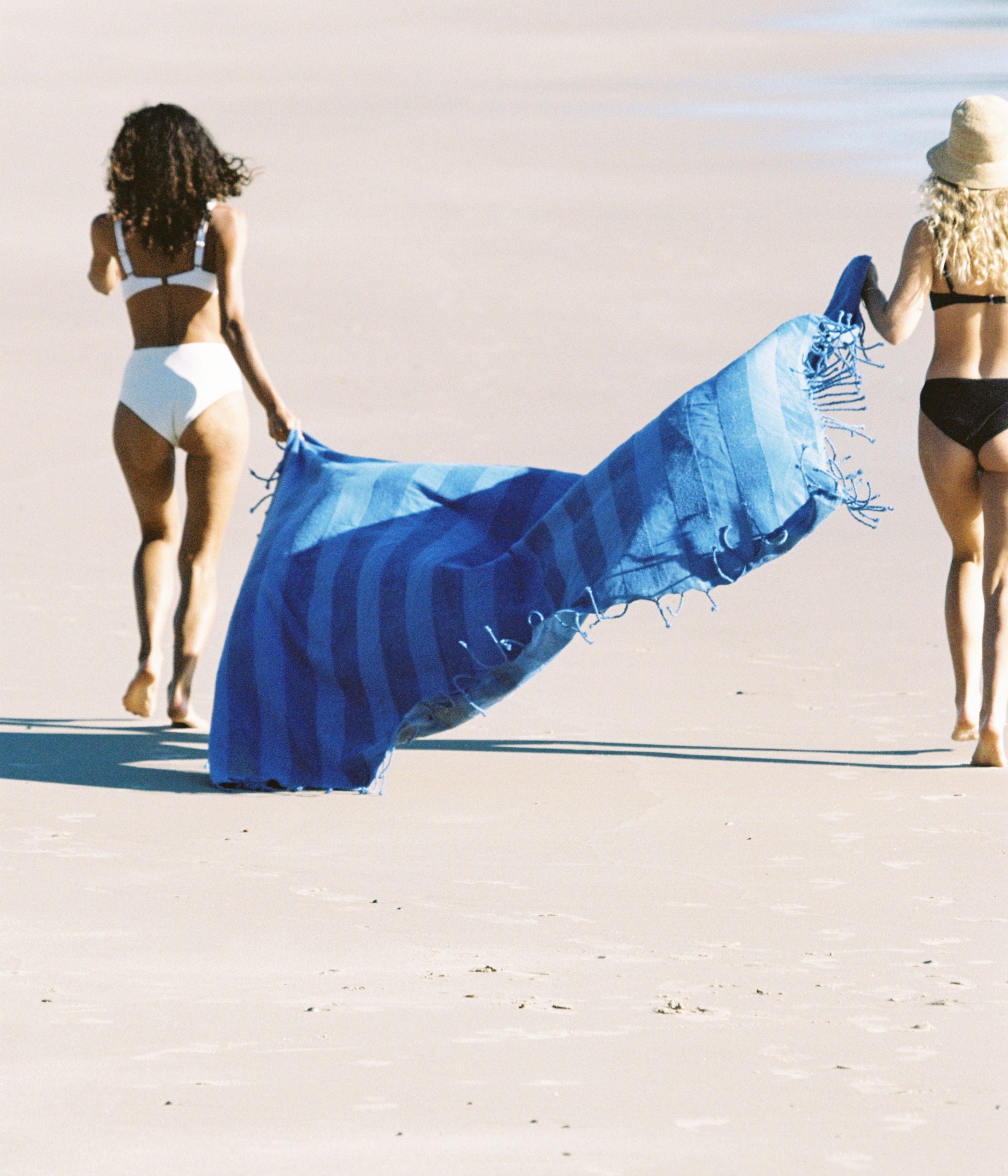 Large Pacific Beach & Picnic Blanket | 100% Lightweight Cotton