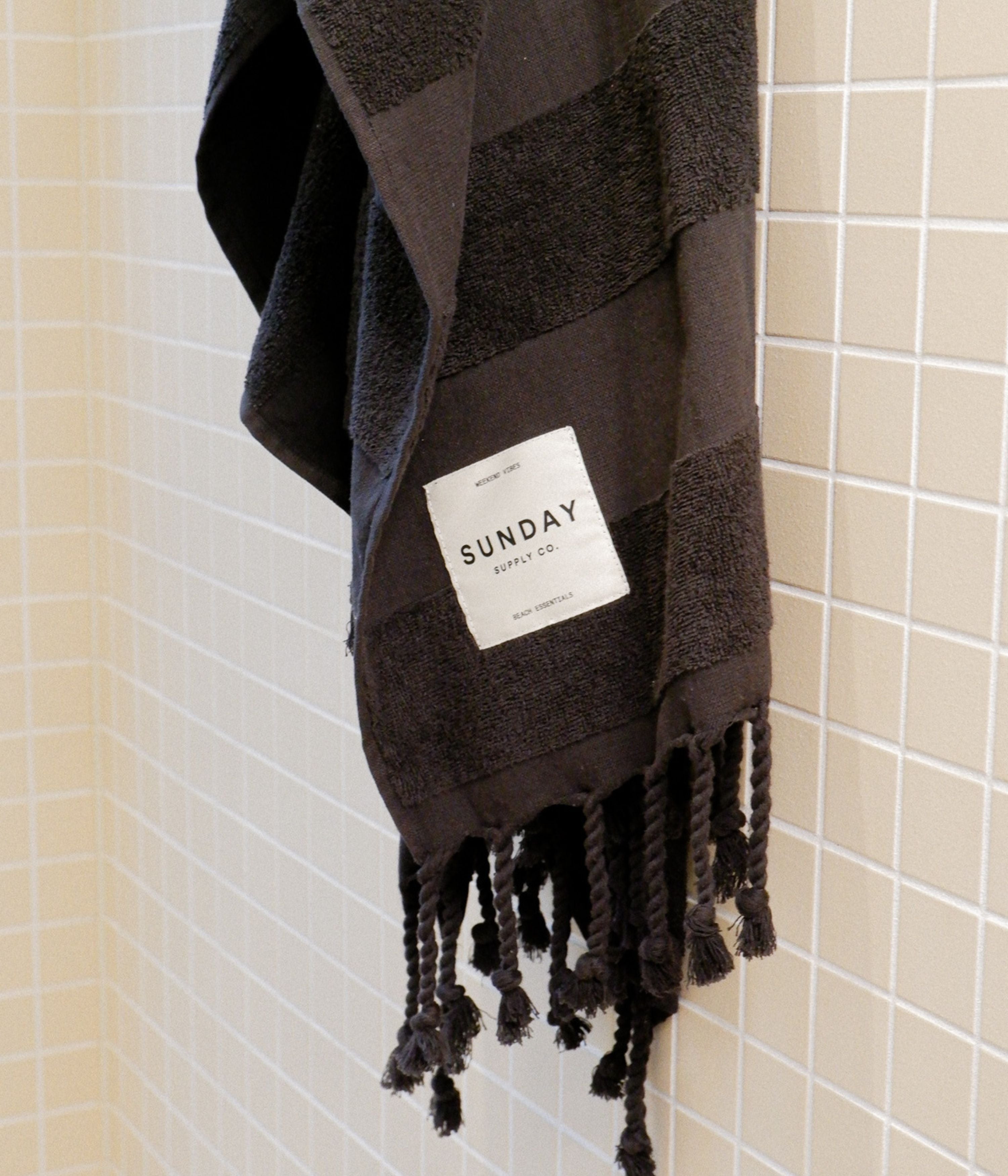 【希少】SUPREME Beach Towel ブラック supreme beach towel シュプリーム ビーチタオル supreme バスタオル