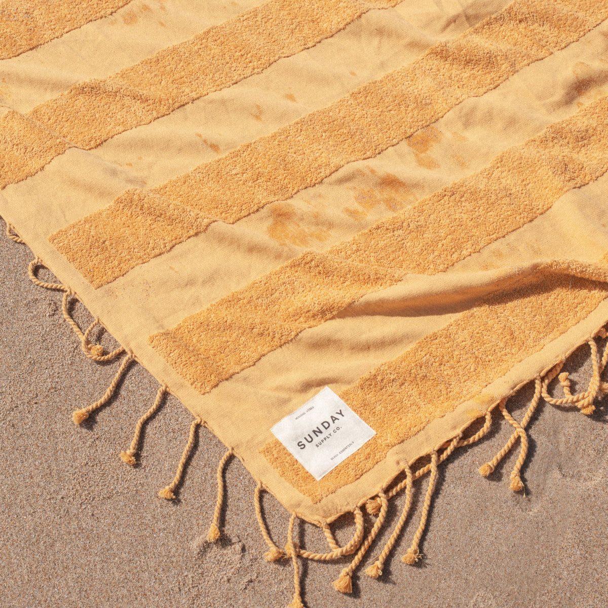 Golden Beach Towel Set of 2