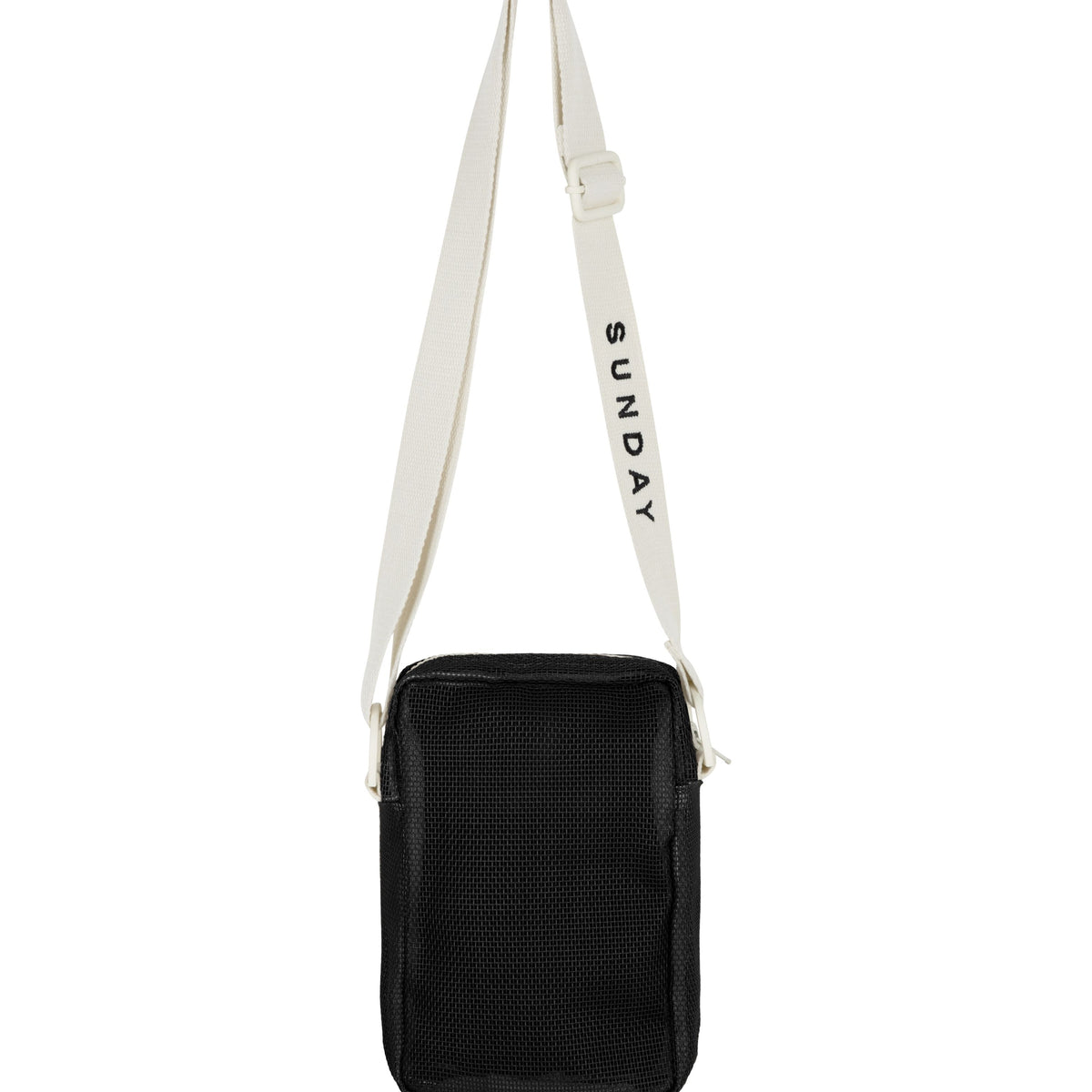 Black Rock Mesh Crossbody Bag