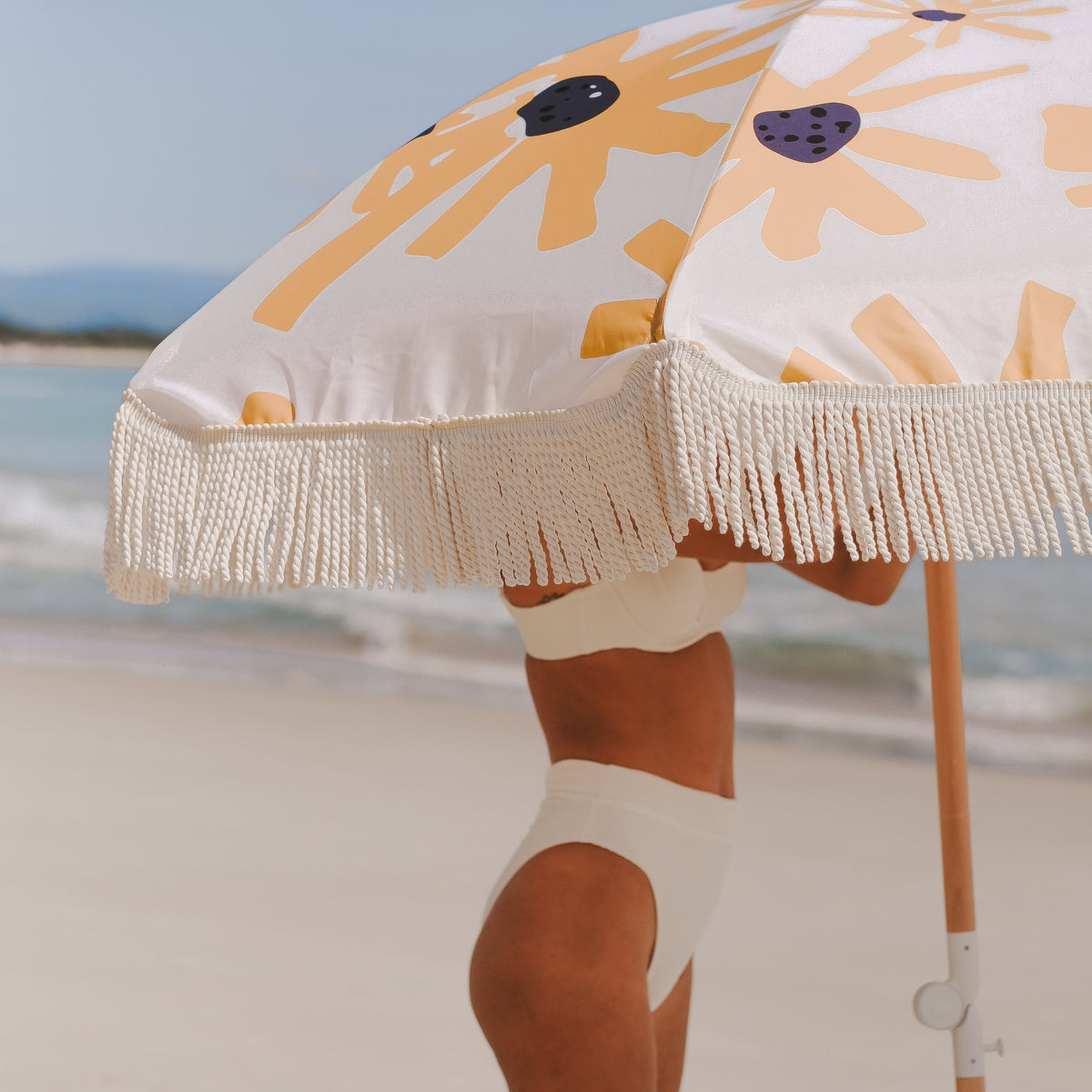Summer Field Beach Umbrella & Beach Chair Set