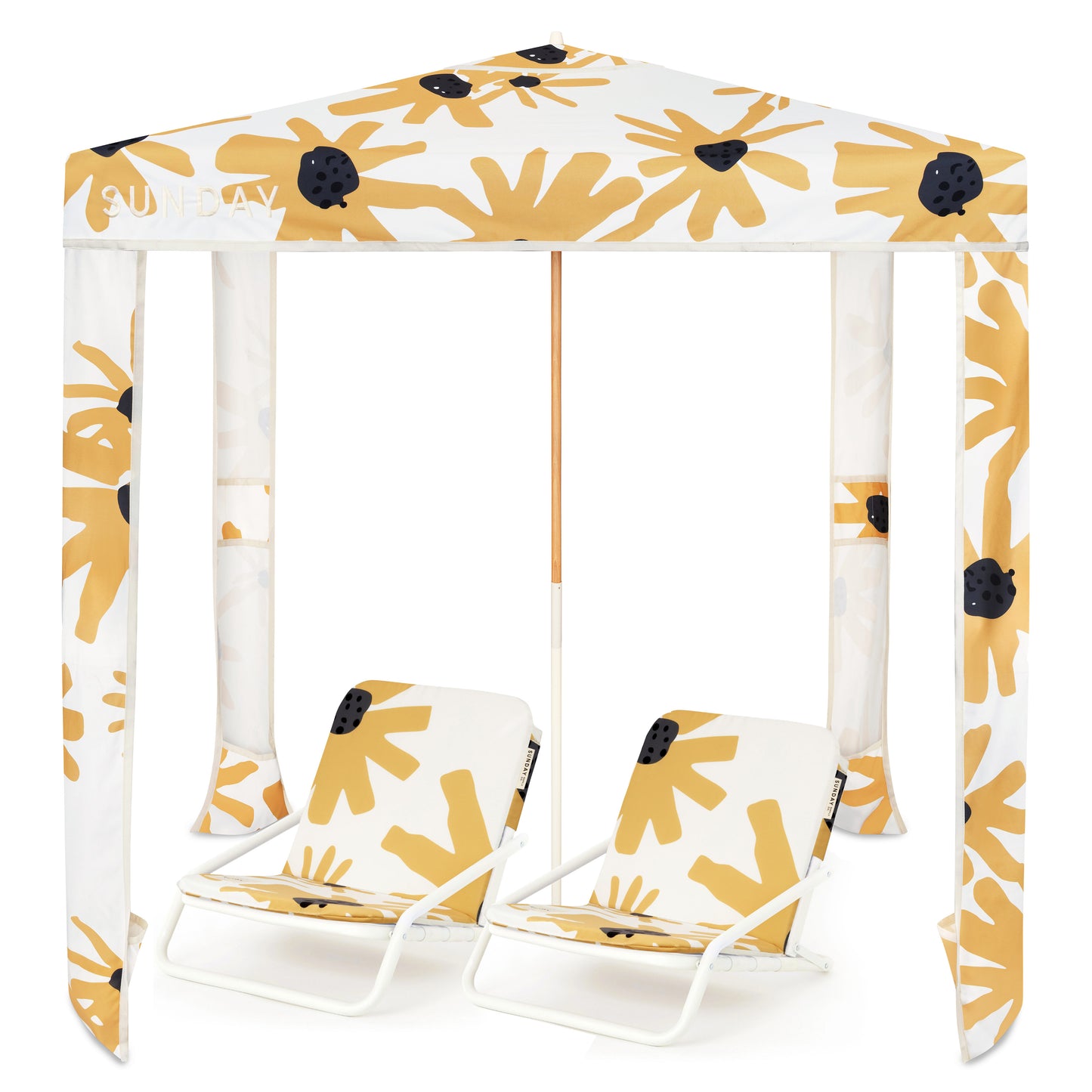 Summer Field Beach Cabana & Beach Chair Set