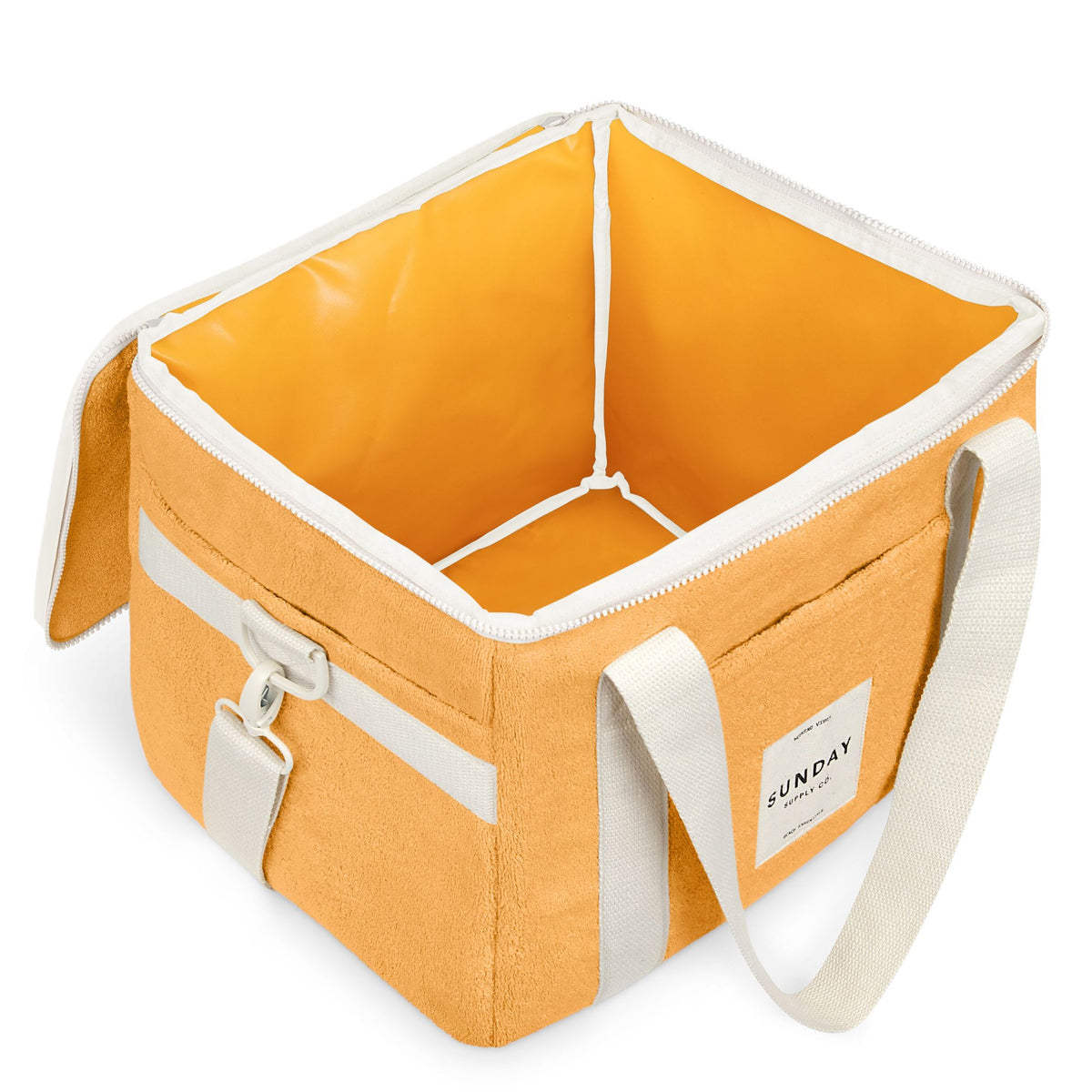 Golden Towelling Cooler Bag