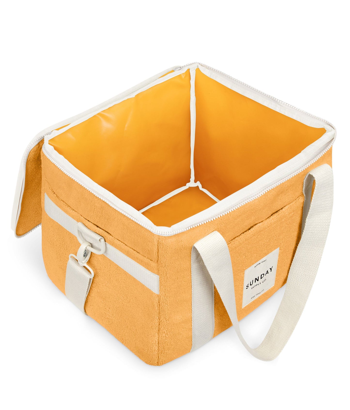 Golden Towelling Cooler Bag