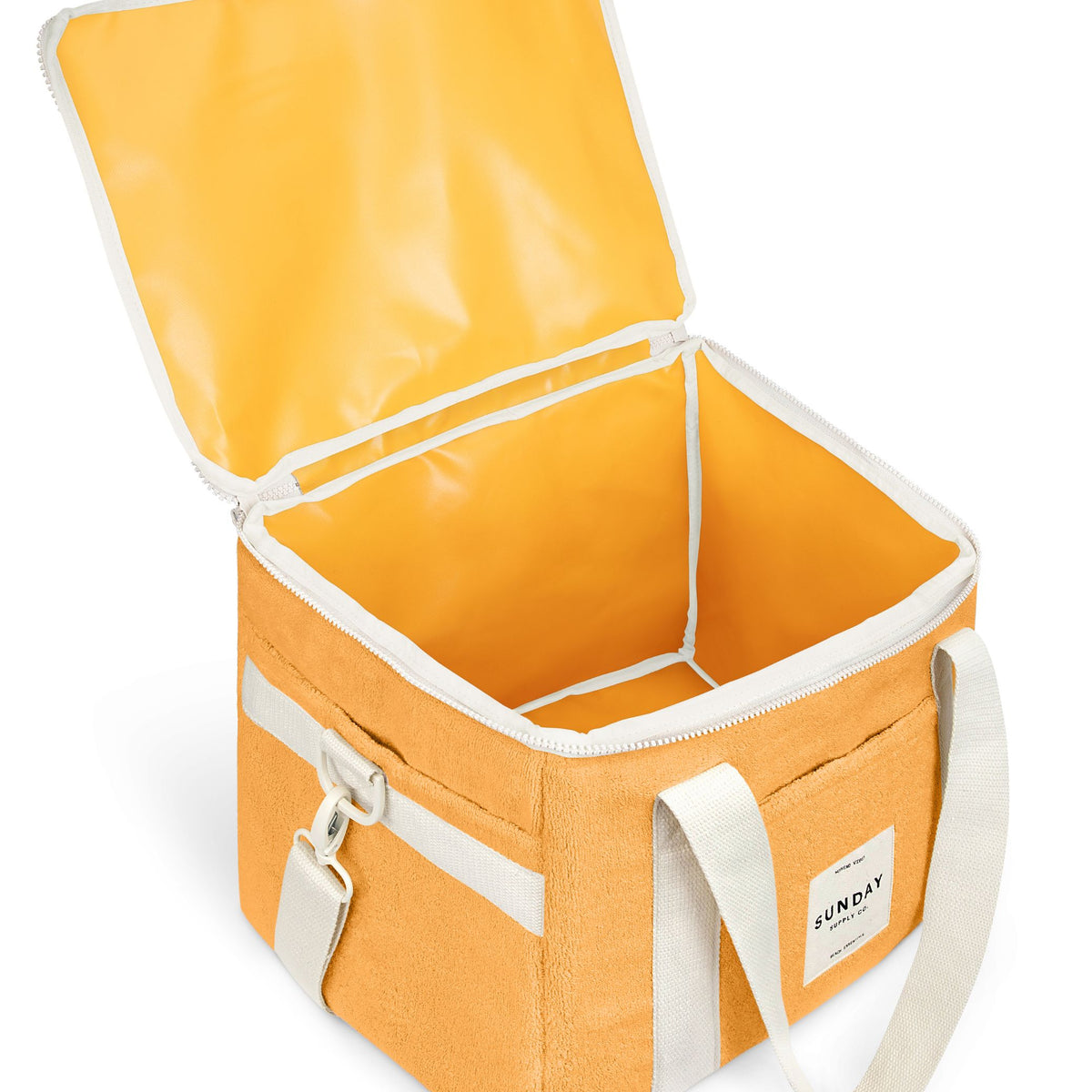 Golden Towelling Cooler Bag