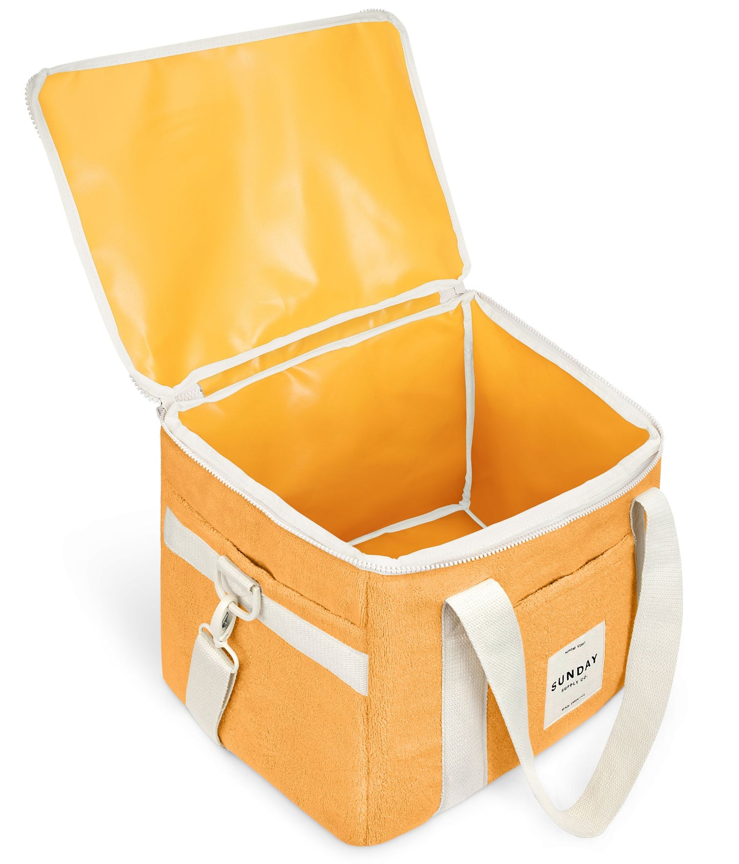 Golden Towelling Cooler Bag