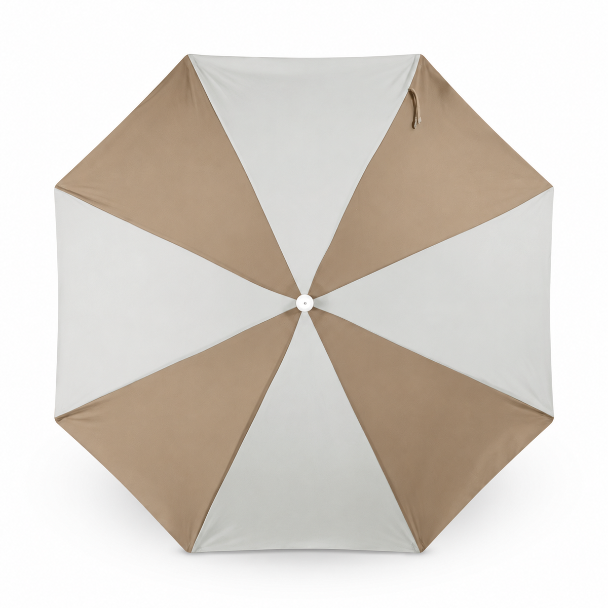 Husk Splice Classic Beach Umbrella — top view