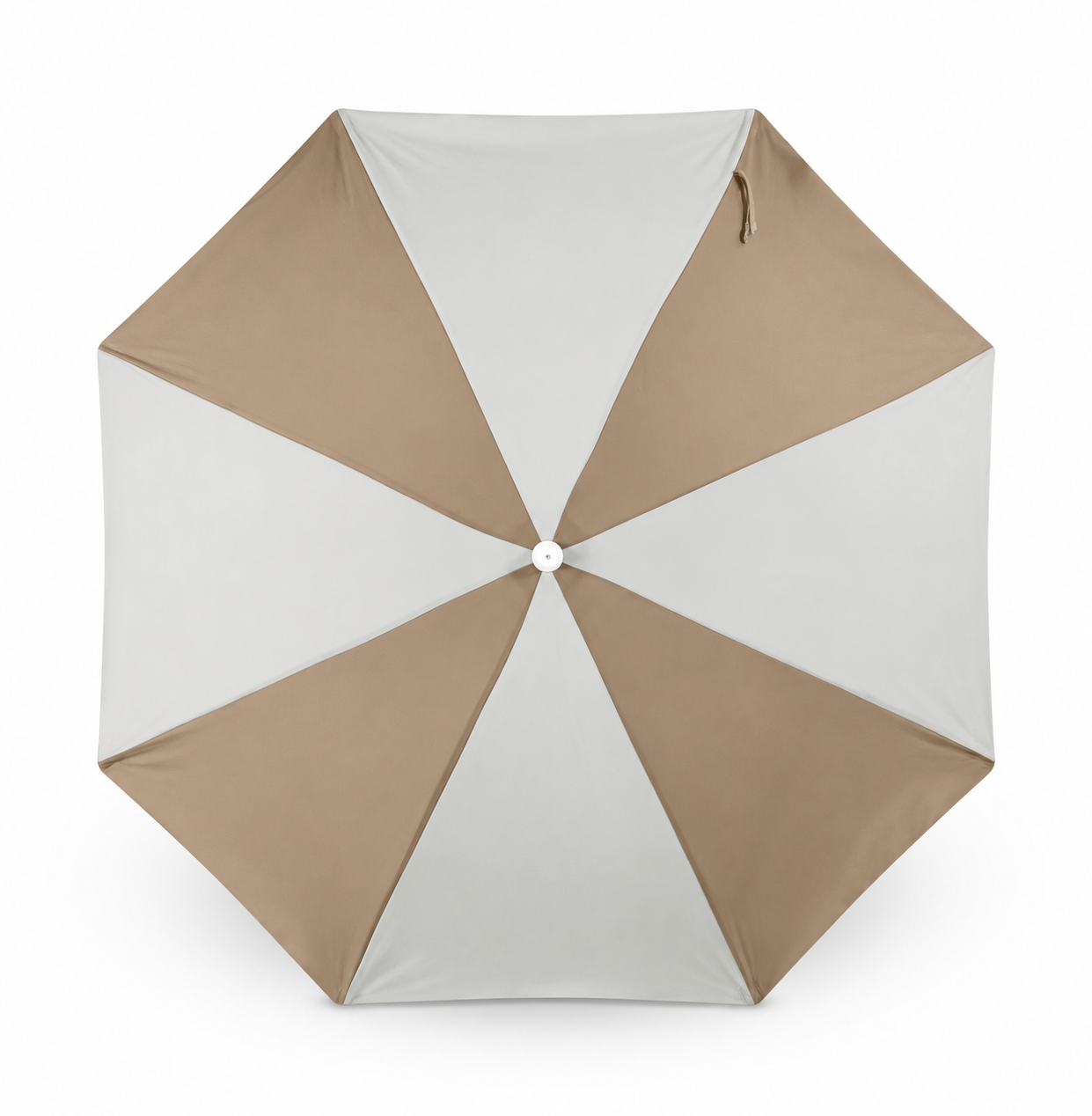 Husk Splice Classic Beach Umbrella — top view