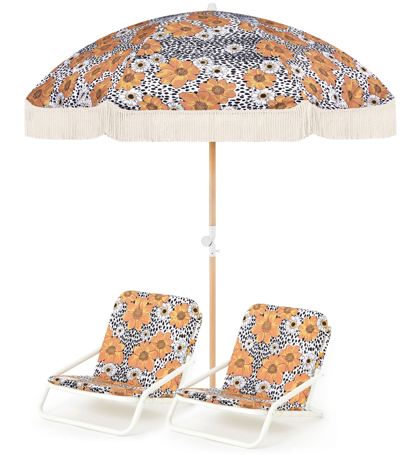 Animal Kingdom Beach Umbrella & Beach Chair Set