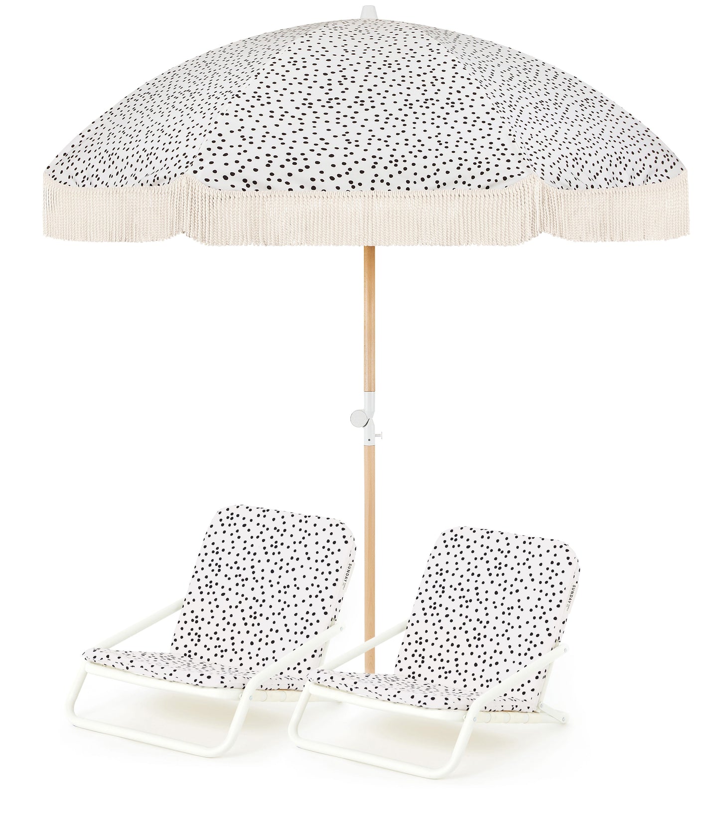 Salt Beach Umbrella & Beach Chair Set