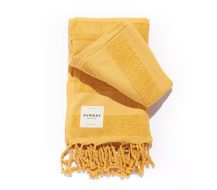 Golden Beach Towel Beach Towel